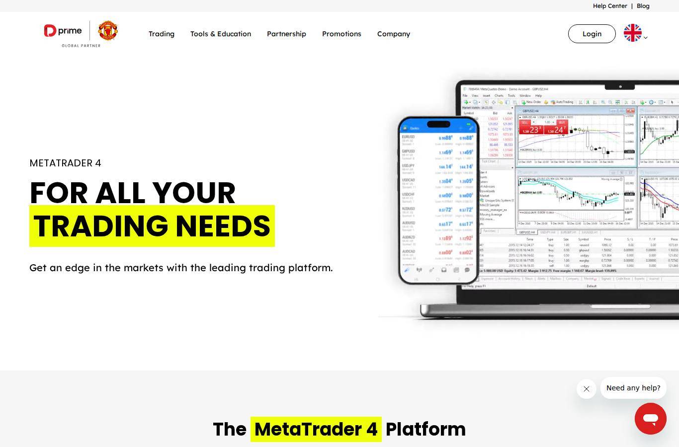 The platform page on the Doo Prime website